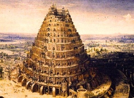 Representación artística de la Torre de Babel