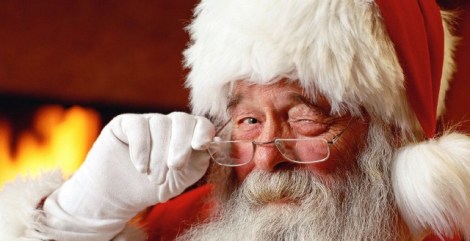 Personaje conocido como Santa Claus, símbolo más popular de la Navidad
